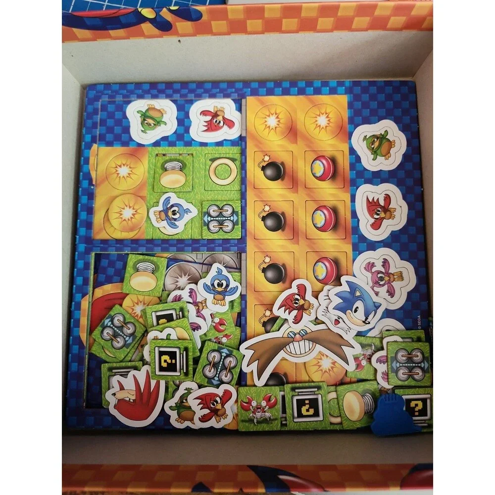 Sonic the Hedgehog Crash Course Racing Board Game Complete